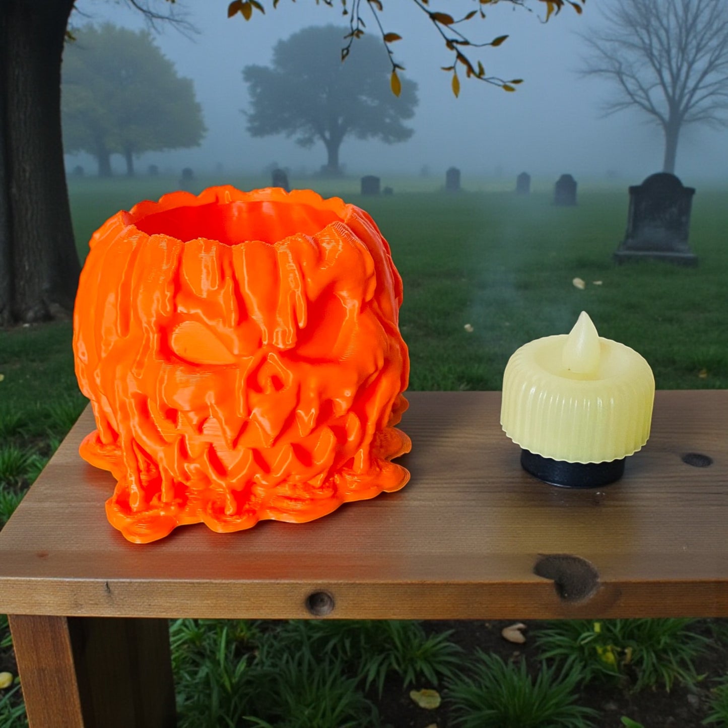 Melting Pumpkin Light