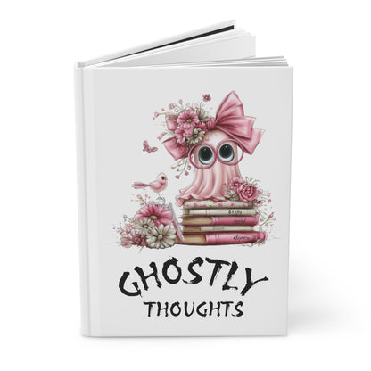 Hardcover Journal — 'Ghostly Thoughts' Notebook