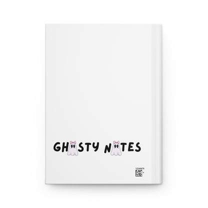 Hardcover Journal — 'Ghostly Thoughts' Notebook