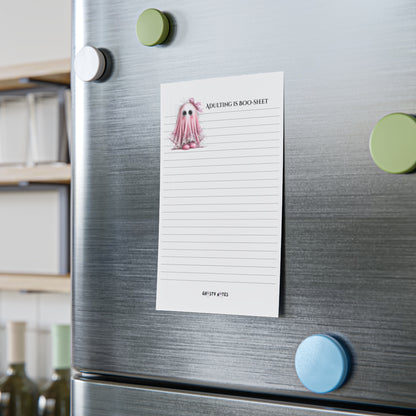 Post-it Note Pad — "Adulting Is Boo-sheet"