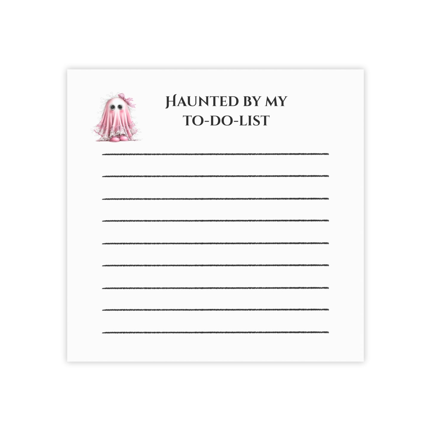 Haunted by My To-Do-List Post-it Note Pad