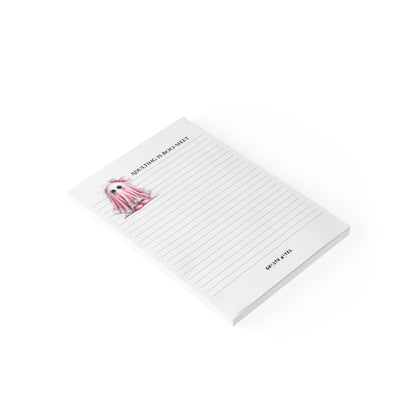 Post-it Note Pad — "Adulting Is Boo-sheet"