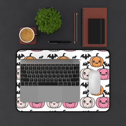 Cute Halloween Pumpkins Desk Mat