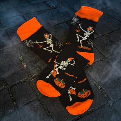 Spooky Skeleton Socks