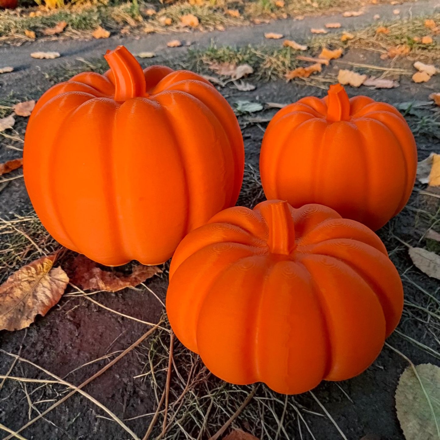 3D Printed Pumpkin Set