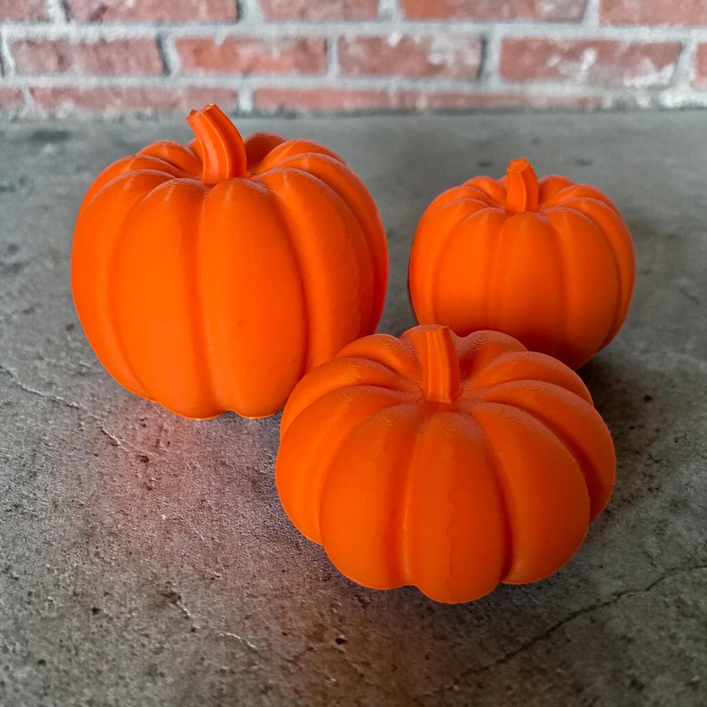 3D Printed Pumpkin Set